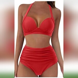 Amazon UK "New Split Sexy Gathered Sides" Bikini Set, Size XL NWOT